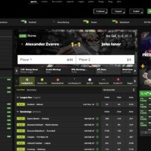 Betway Sportsbook Main Page