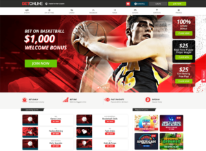 New BetOnline website