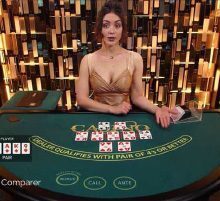 Live Dealer Casino Holdem Gameplay