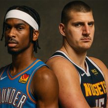 2024-2025 NBA MVP Race Shai Gilgeous-Alexander and Nikola Jokić