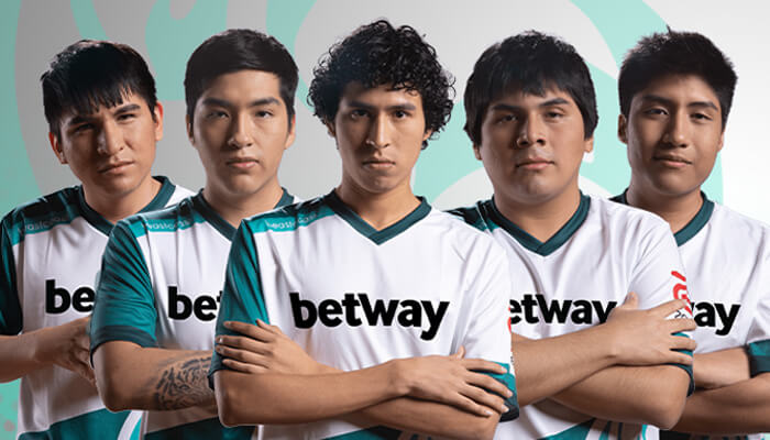 Betway Logo on eSports Jerseys DOTA2 Beastcoast