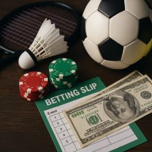 Niche Sports Betting Featured Image Badminton Tennis Soccer Cricket and Betting Slip